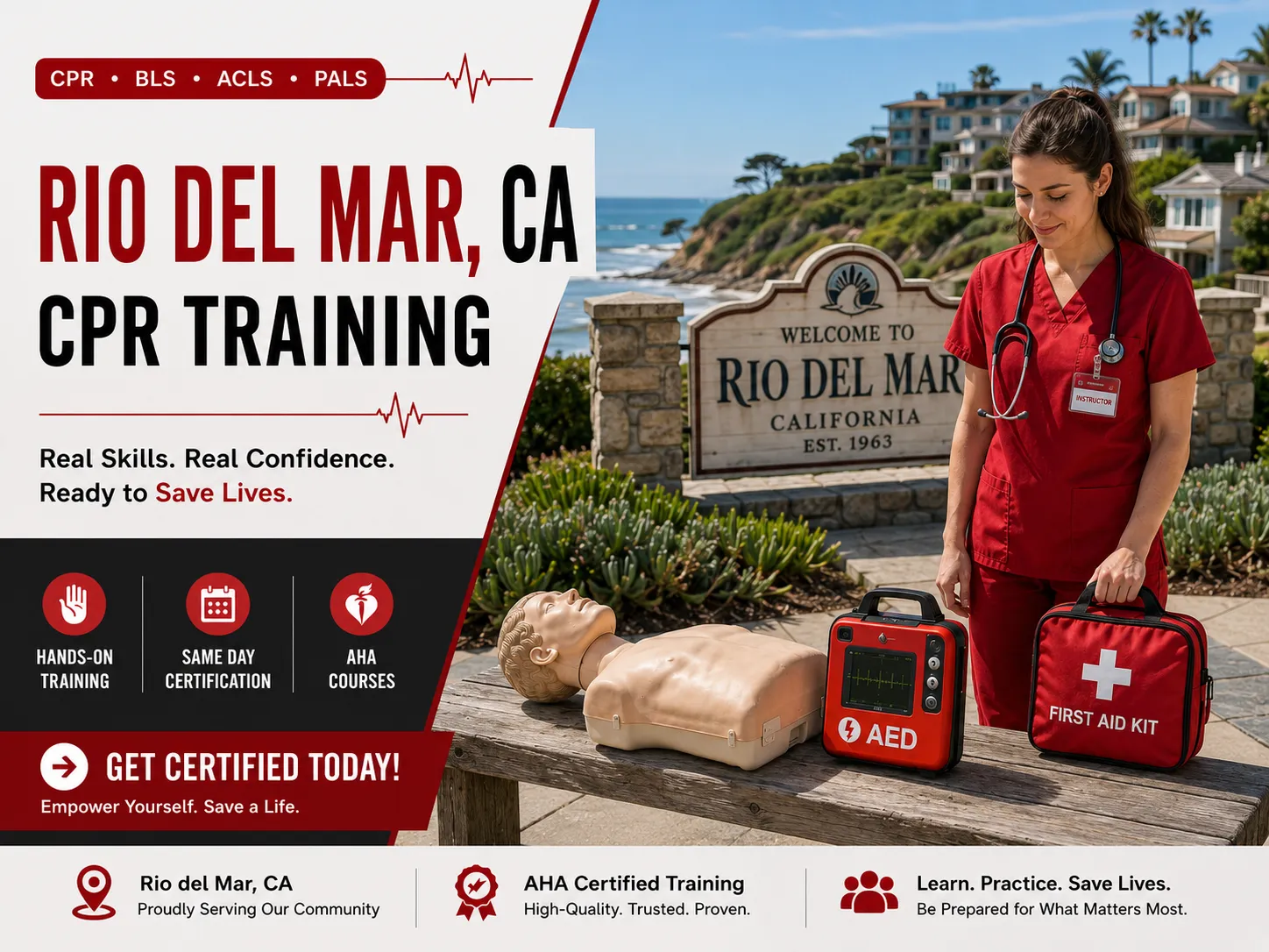 PALS provider course for pediatric nurses in Rio del Mar, CA